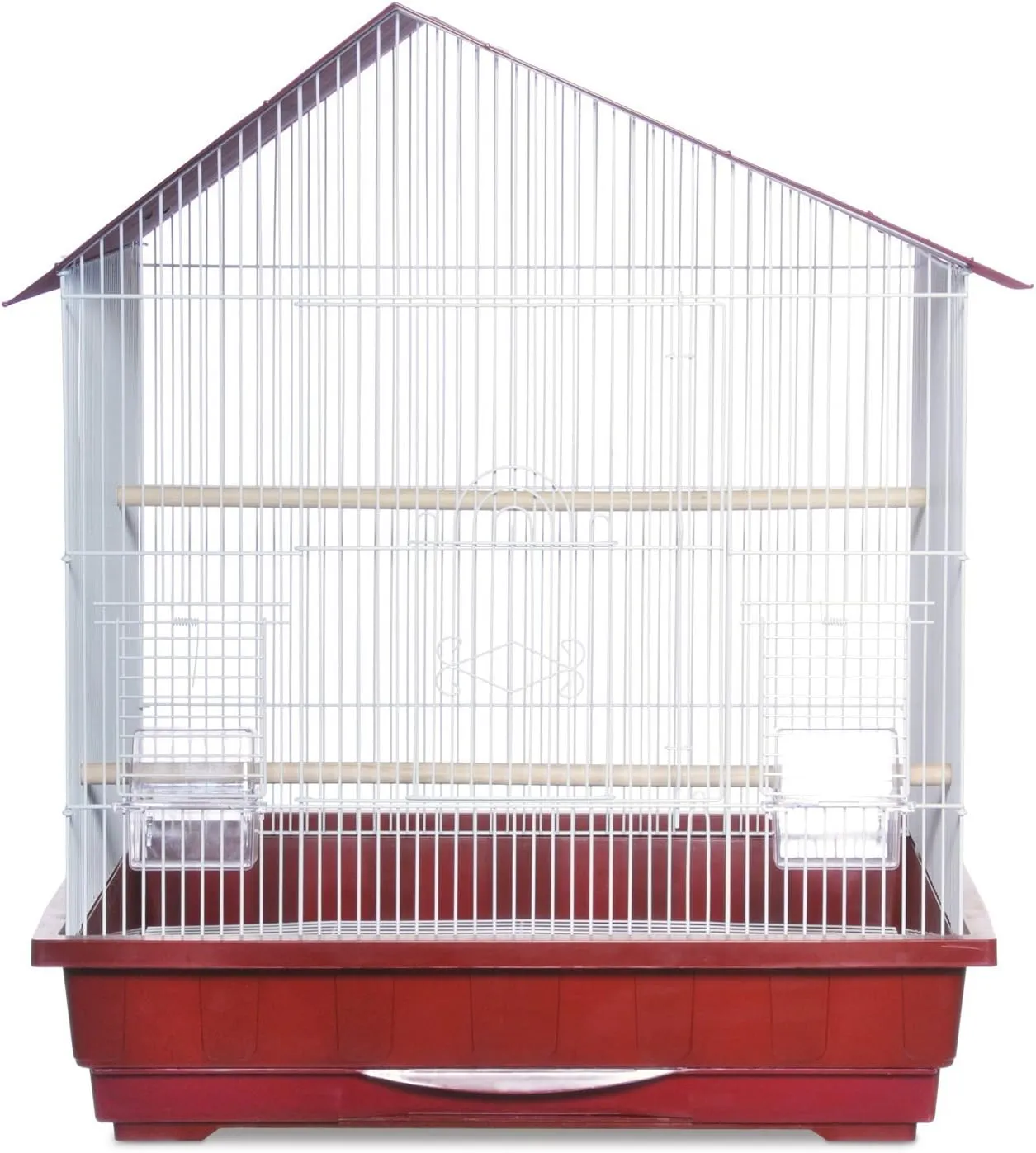 Prevue Pet Products Square Top Parakeet Cage, White