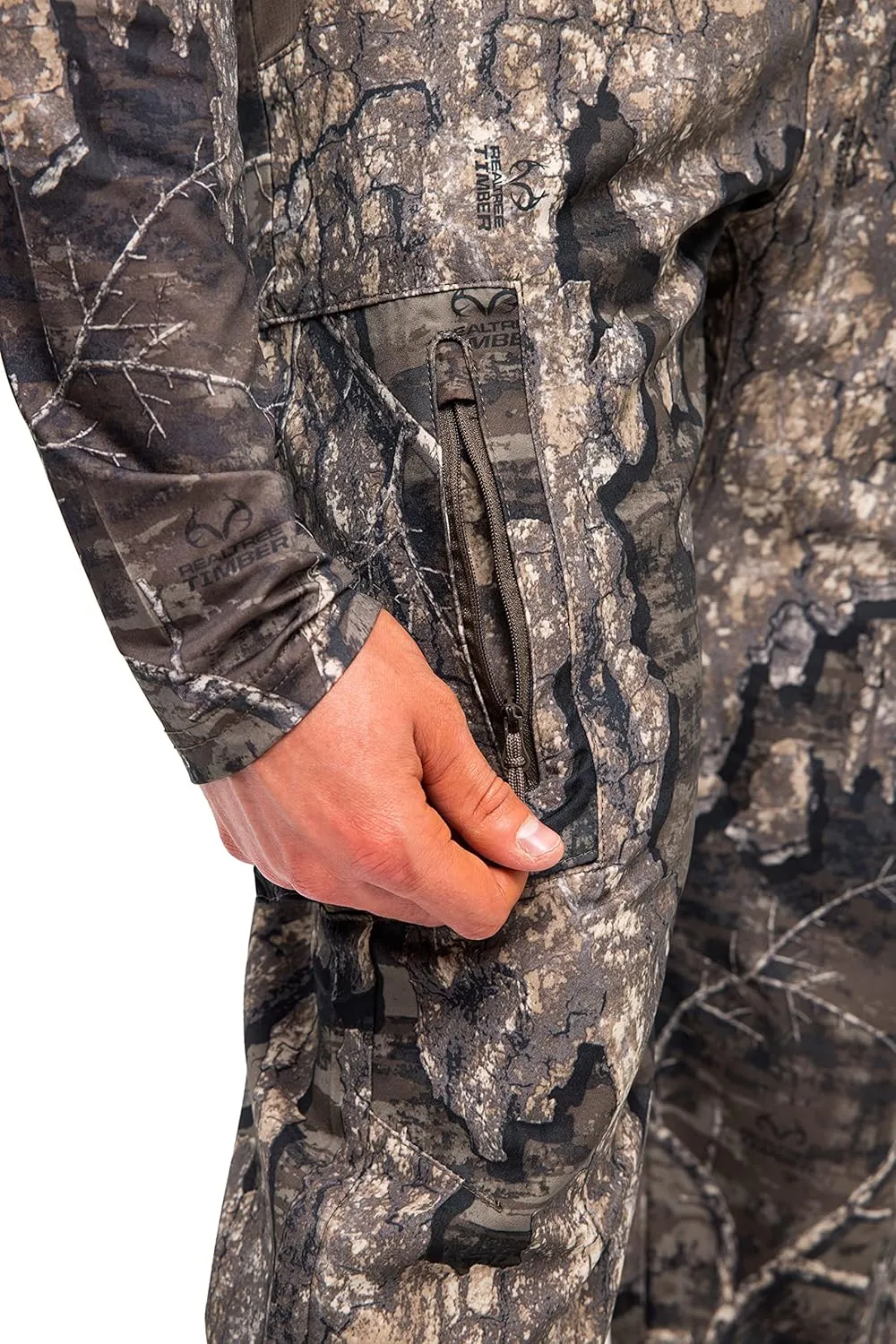 Realtree Men's All-Season Pants, Lightweight Camo Hunting Gear, Moisture-Wicking, Durable Fabric