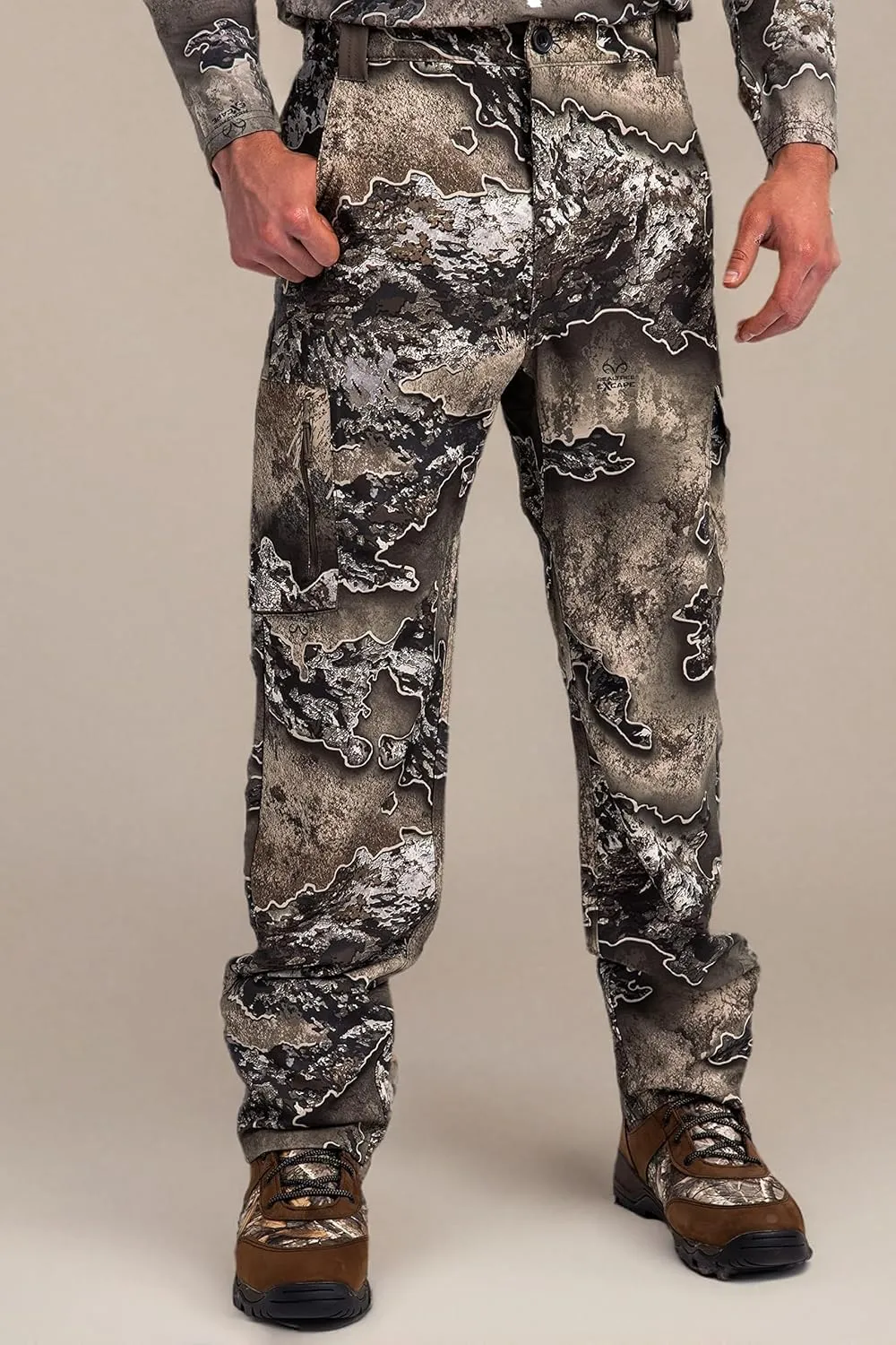 Realtree Men's All-Season Pants, Lightweight Camo Hunting Gear, Moisture-Wicking, Durable Fabric
