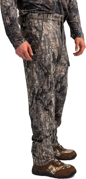 Realtree Men's All-Season Pants, Lightweight Camo Hunting Gear, Moisture-Wicking, Durable Fabric