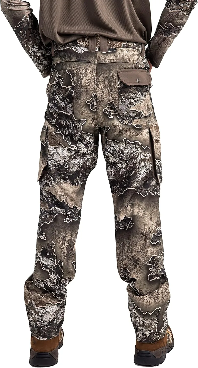 Realtree Men's All-Season Pants, Lightweight Camo Hunting Gear, Moisture-Wicking, Durable Fabric