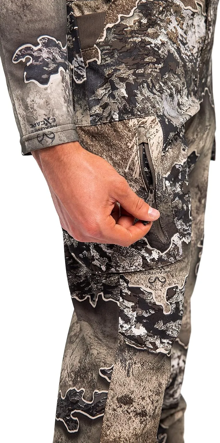 Realtree Men's All-Season Pants, Lightweight Camo Hunting Gear, Moisture-Wicking, Durable Fabric