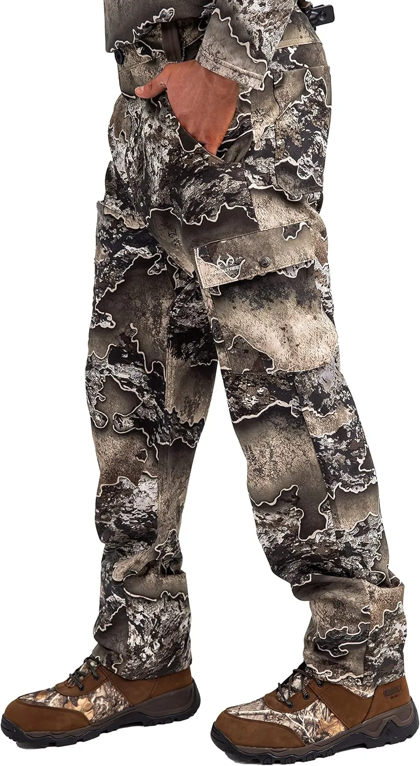 Realtree Men's All-Season Pants, Lightweight Camo Hunting Gear, Moisture-Wicking, Durable Fabric