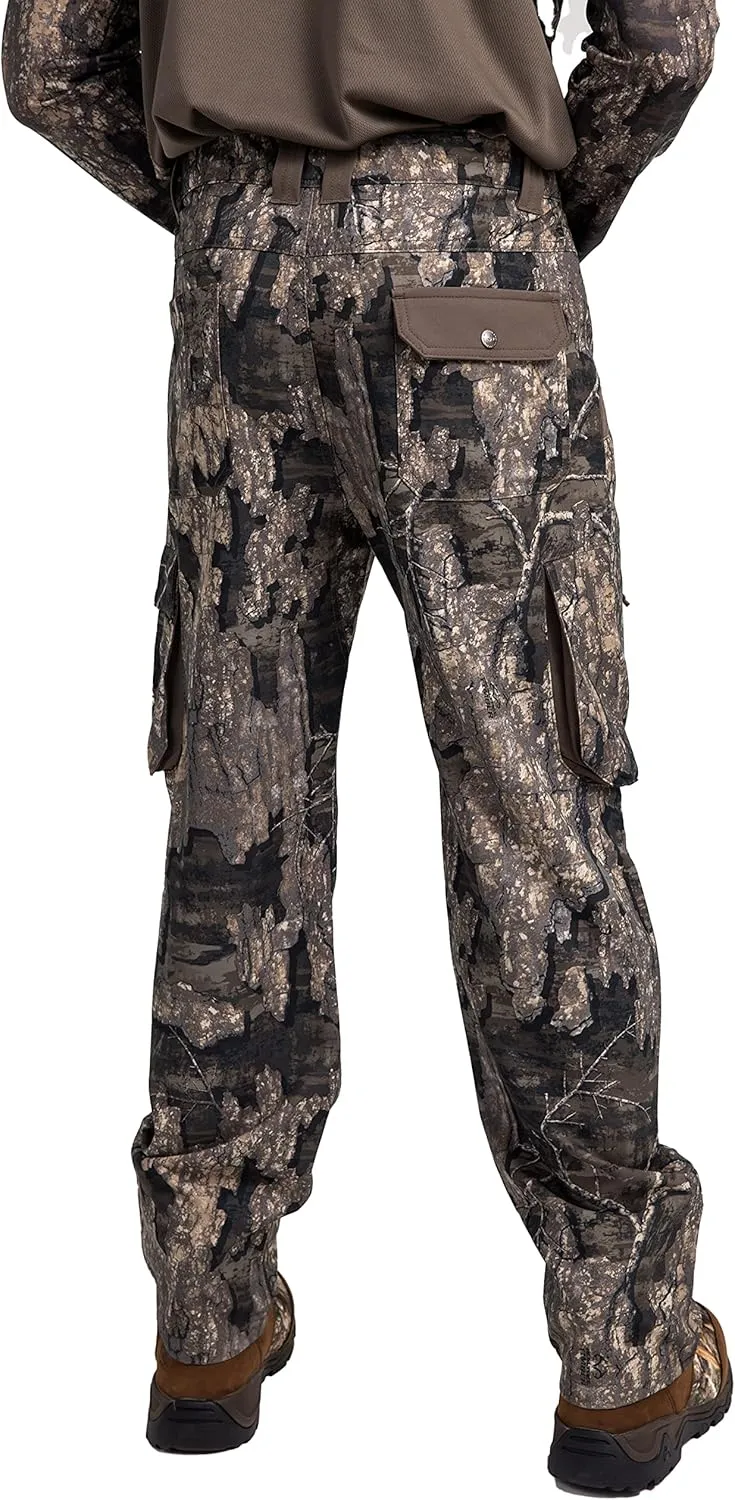 Realtree Men's All-Season Pants, Lightweight Camo Hunting Gear, Moisture-Wicking, Durable Fabric