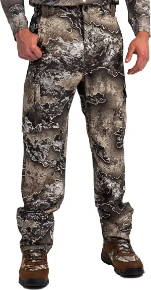 Realtree Men's All-Season Pants, Lightweight Camo Hunting Gear, Moisture-Wicking, Durable Fabric