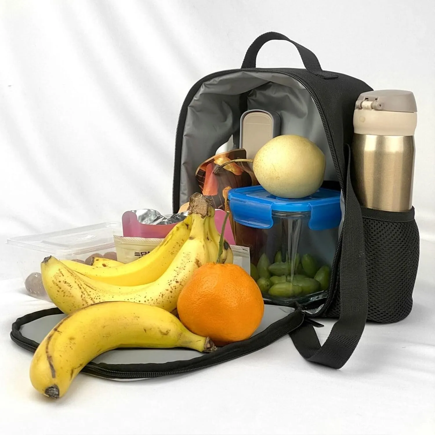 Red Wine Cellar Insulated Lunch Bag,Lunch Tote Cooler Reusable Lunch Pail Outdoors Meal Bag For Women Men