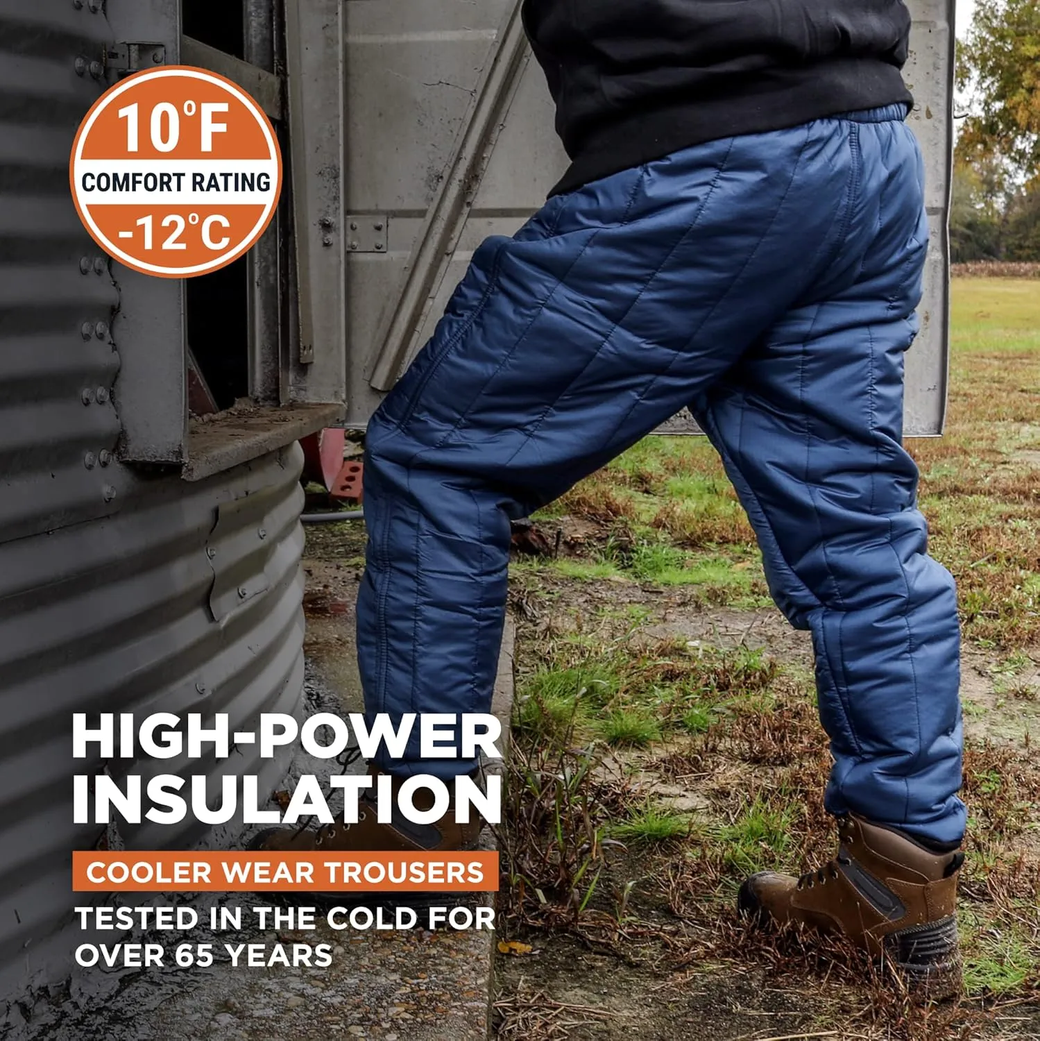 RefrigiWear Cooler Wear Trousers, Insulated Work Pants, 10°F (-12°C)