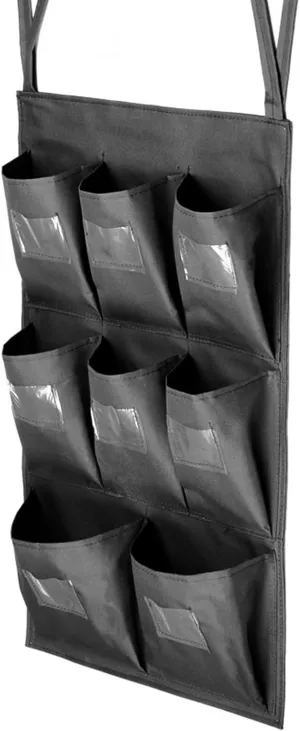 Replacement Janitorial Bag, Waterproof Thickened Commercial 8-Pocket Housekeeping Organizer, Fits Any Cart for Material Storage Transport