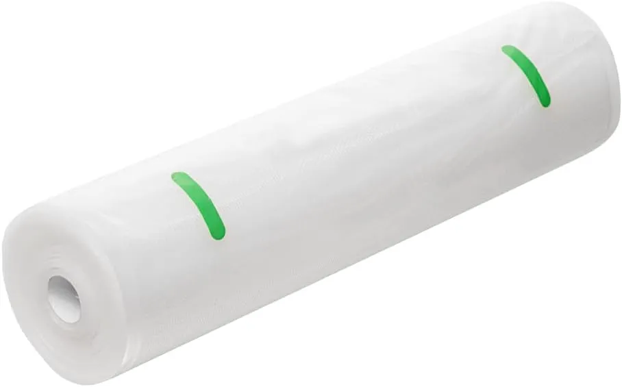 Restaurantware Fresh Hero Vacuum Bag Roll 1 Microwavable Vacuum Seal Bag Roll - Freezable 3 Mil Thickness Plastic Vacuum Storage Bag Roll For Sous Vide Cooking