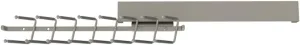 Rev-A-Shelf Sidelines CTRSL-14-SN-1 14 Inch Pull-Out Sliding Extending Closet Storage Organizer Deluxe Tie Rack for Up to 16 Ties, Satin Nickel