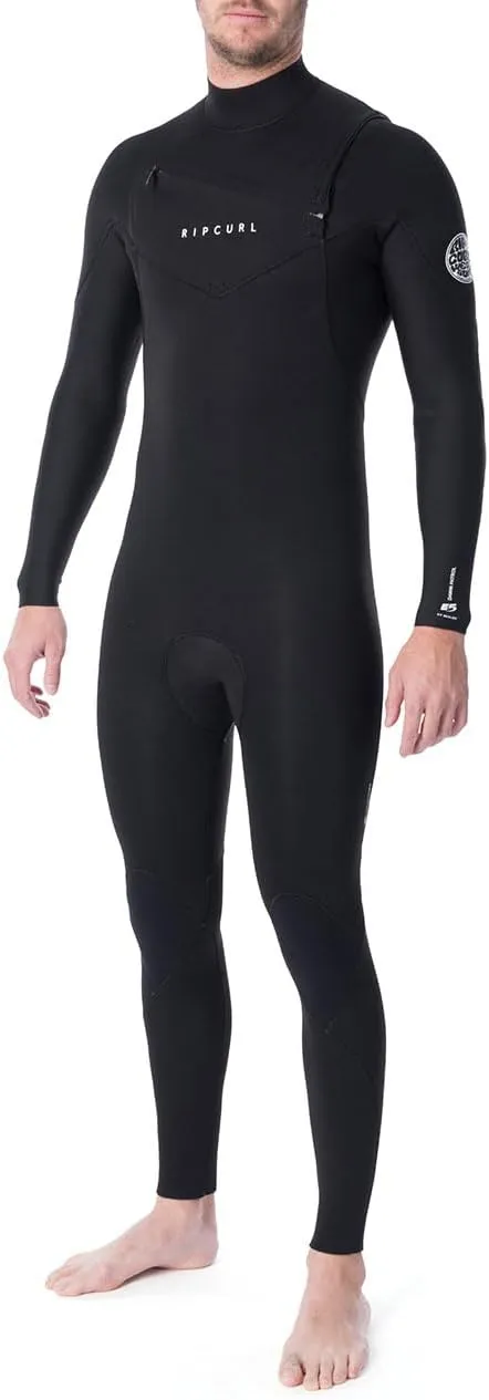 Rip Curl - Men's - Dawn Patrol 3/2mm Back Zip Wetsuit Steamer - Black - Size S-XXL