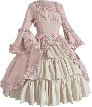 Rococo Baroque Marie Antoinette Ball Gown 18th Century Renaissance Court Gothic Victorian Princess Dress for Women