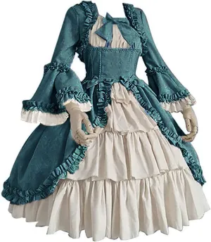 Rococo Baroque Marie Antoinette Ball Gown 18th Century Renaissance Court Gothic Victorian Princess Dress for Women