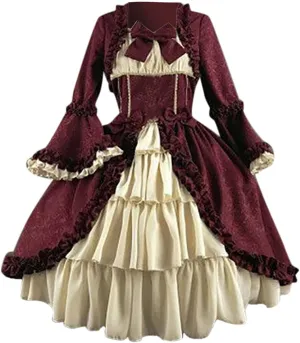 Rococo Baroque Marie Antoinette Ball Gown 18th Century Renaissance Court Gothic Victorian Princess Dress for Women