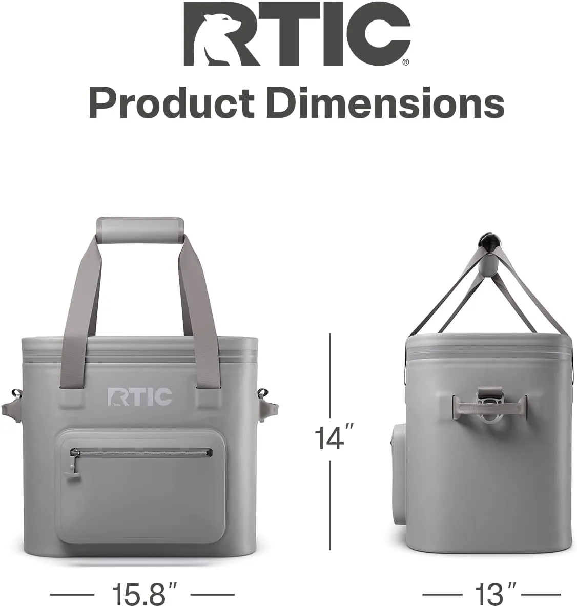 RTIC 30 Can Ultra-Tough Soft Cooler Pro, Insulated, Waterproof, Leak Proof, Portable Floating Bag for Beverage, Drink, Lunch, Outdoor, Beach, Car,Camping, Picnic, Fishing, Boat
