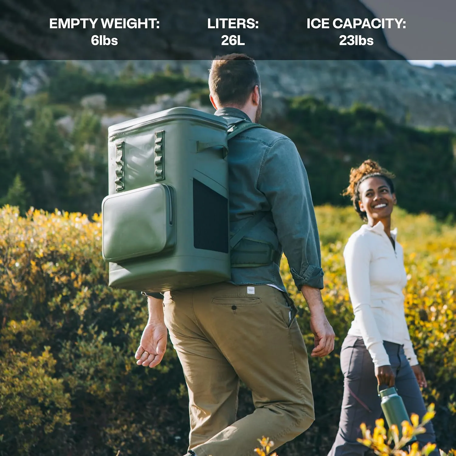RTIC 48 Can Ultra-Tough Backpack Cooler, Insulated, Waterproof, Leak Proof, Portable Floating Bag for Beverage, Drink, Lunch, Outdoor, Beach, Car, Camping, Picnic, Fishing, Boat