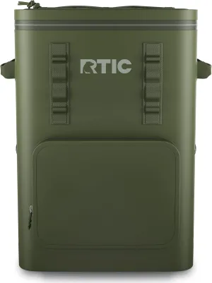 RTIC 48 Can Ultra-Tough Backpack Cooler, Insulated, Waterproof, Leak Proof, Portable Floating Bag for Beverage, Drink, Lunch, Outdoor, Beach, Car, Camping, Picnic, Fishing, Boat
