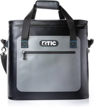 RTIC Ultra-Tough Soft Cooler 40 Can, Insulated Bag Portable Ice Chest Box for Lunch, Beach, Drink, Beverage, Travel, Camping, Picnic, Car, Trips, Floating Cooler Leak-Proof with Zipper