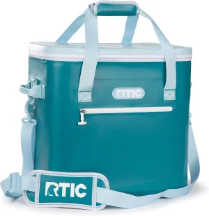 RTIC Ultra-Tough Soft Cooler 40 Can, Insulated Bag Portable Ice Chest Box for Lunch, Beach, Drink, Beverage, Travel, Camping, Picnic, Car, Trips, Floating Cooler Leak-Proof with Zipper