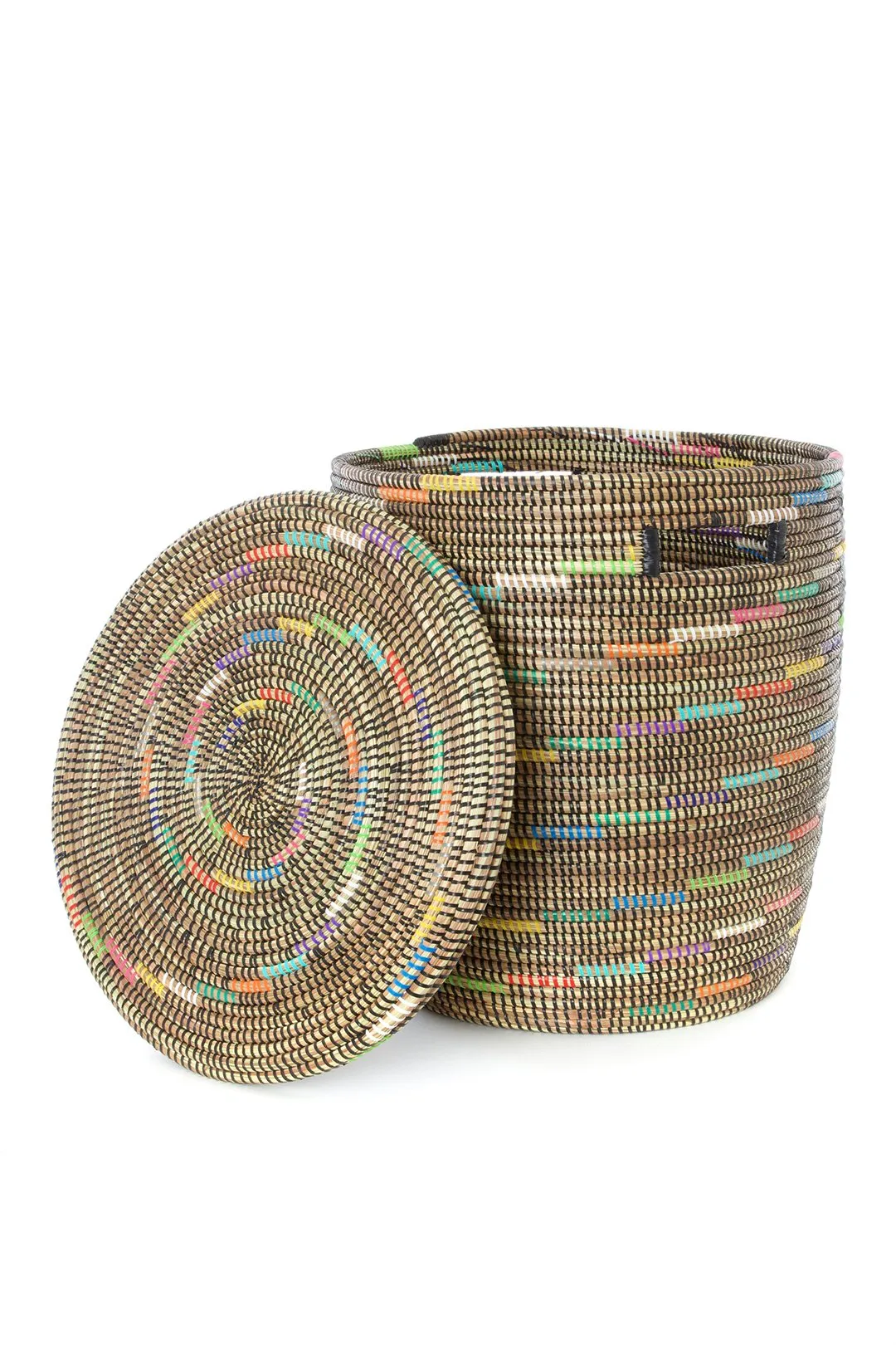 Sable Swirl Flat Lid Storage Basket