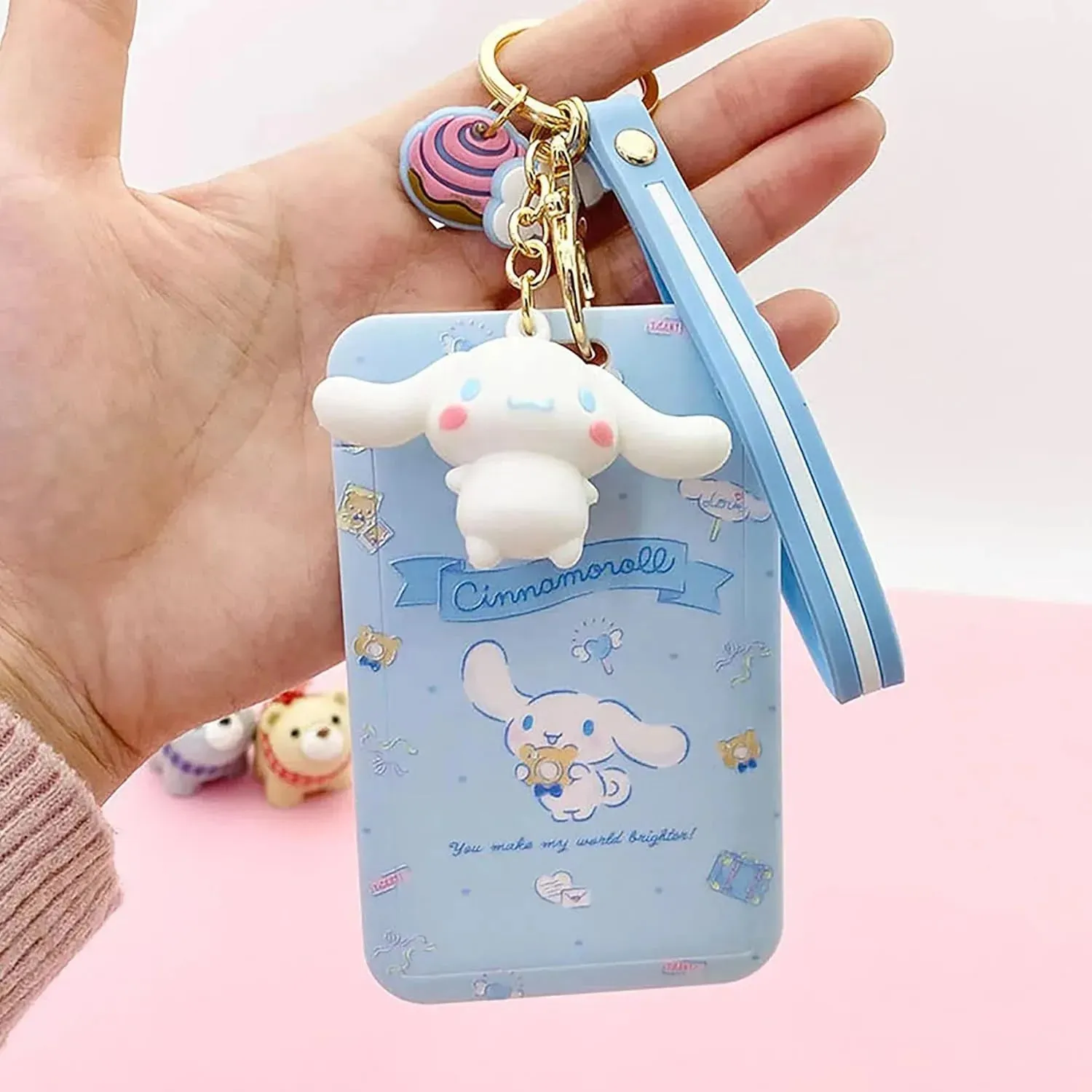 Sanrio Carry-Cute Card ID Keychain