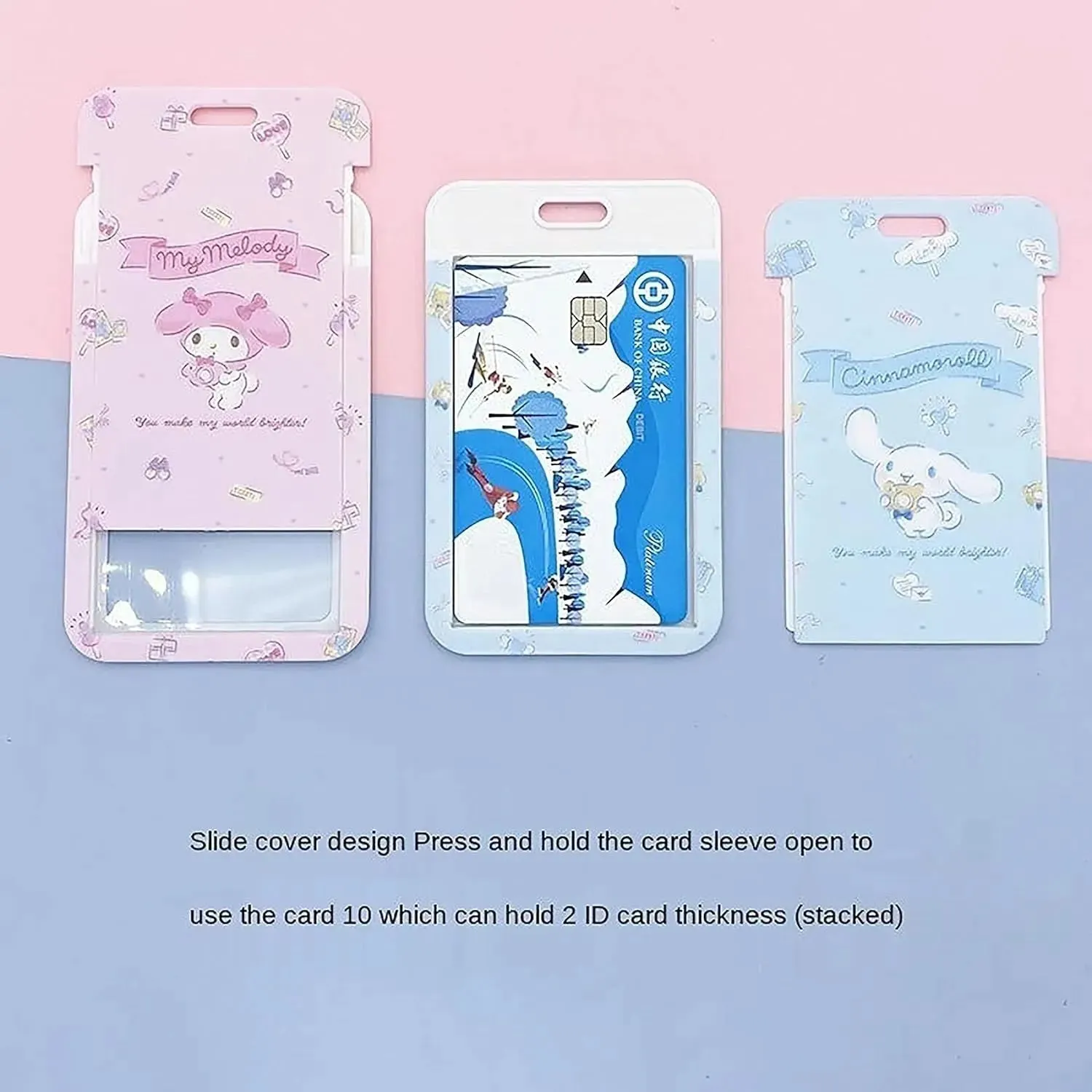 Sanrio Carry-Cute Card ID Keychain