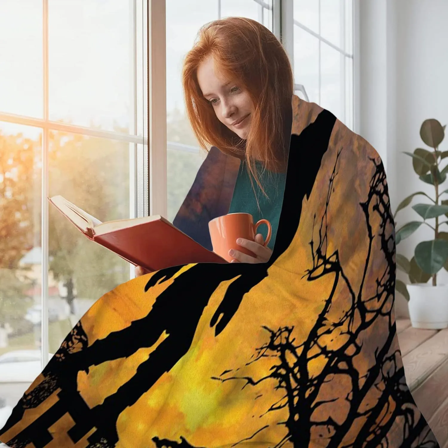 Sasquatch Gifts, Bigfoot Believe Sunset Throw Bigfoot Sasquatch Gifts, Christmas Birthday Gifts for Sasquatch Lovers, Camping Gifts for Women