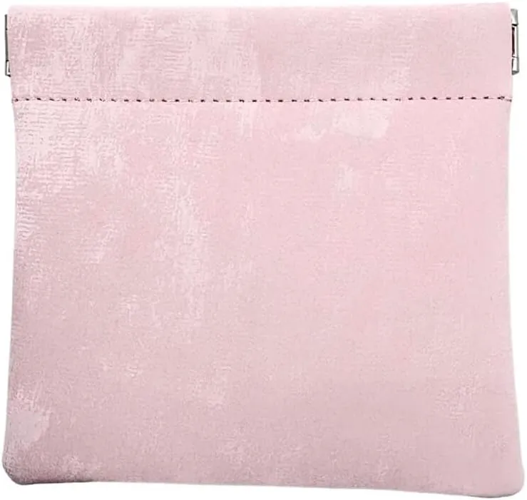 Satin Mini Pouch – Small Makeup Bag, Travel Jewelry Organizer, Soft Cosmetic Pouch, Coin Purse (Pink)