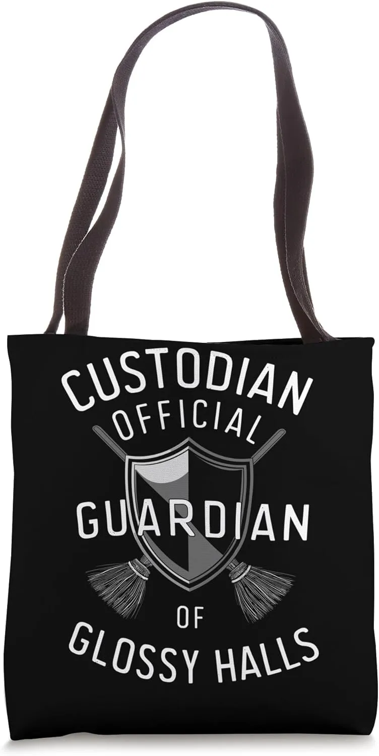 School Custodian School Staff Janitor School Sanitation Tote Bag