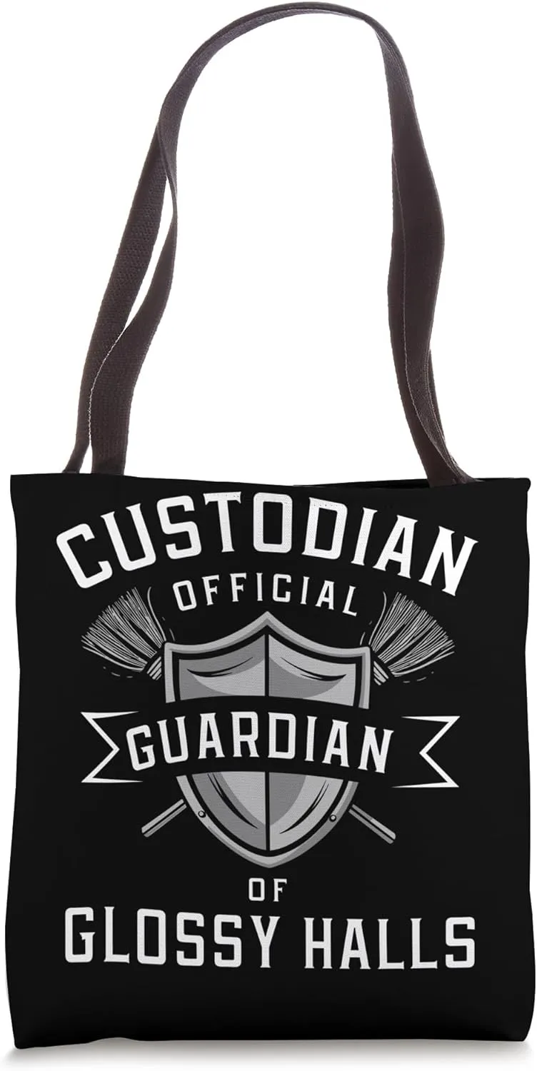 School Custodian School Staff Janitor School Sanitation Tote Bag