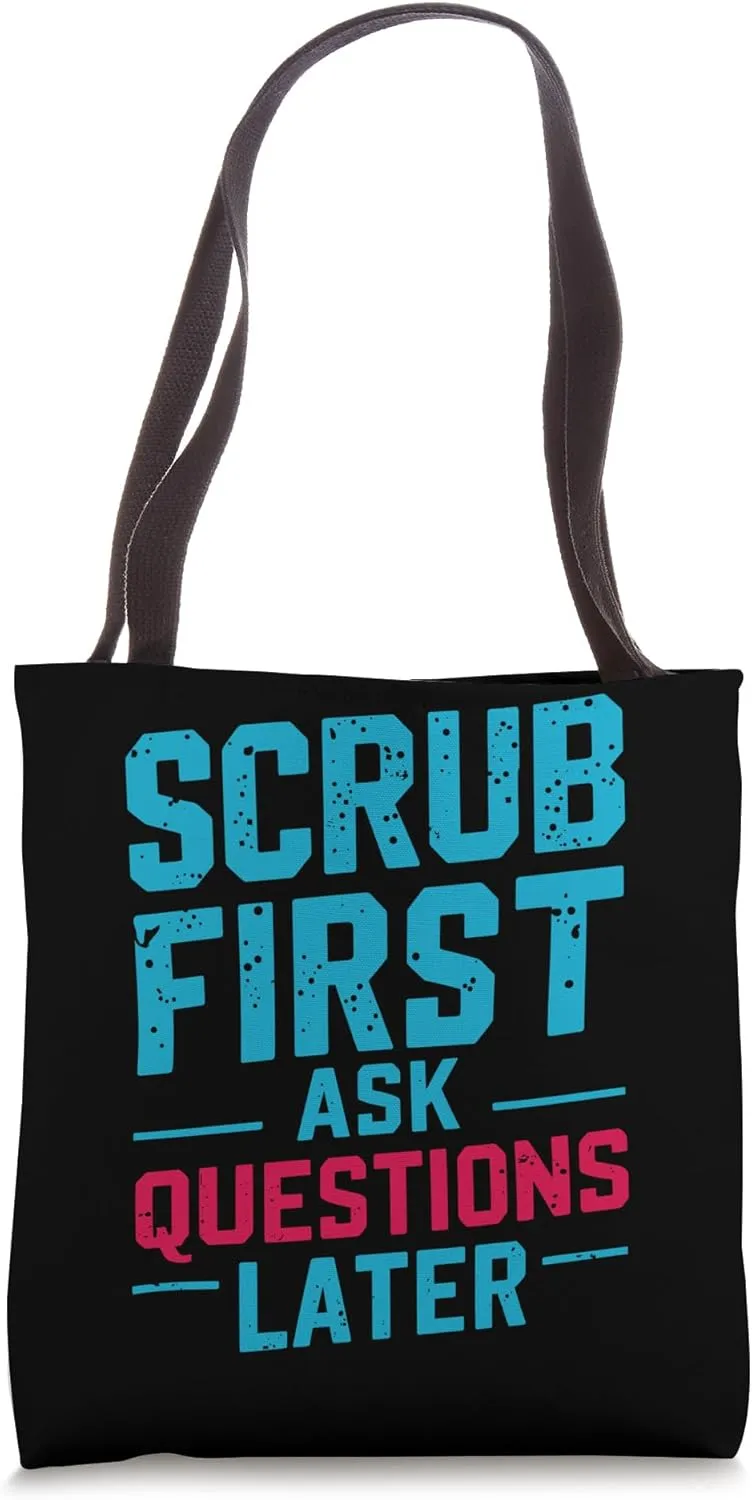 School Custodian School Staff Janitor School Sanitation Tote Bag