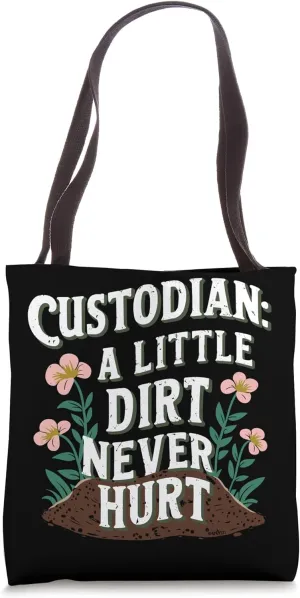 School Custodian School Staff Janitor School Sanitation Tote Bag