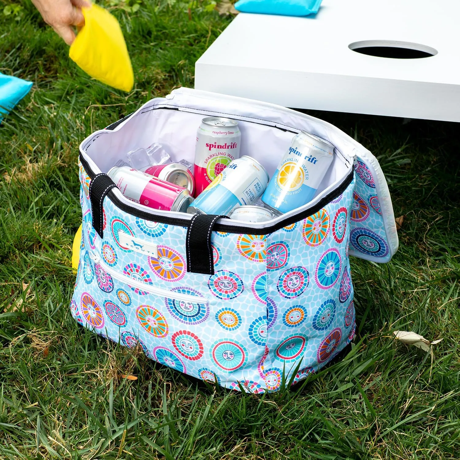 SCOUT The Stiff One - Large, Soft, Lightweight, Insulated Cooler with Hard Bottom, Beach, Family, Travel, Picnic Cooler