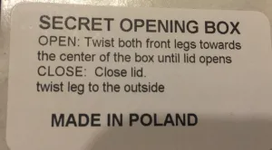 Secret PUZZLE BOX, Handmade Wood Keepsake Jewelry Treasure Collector Box, Unique Masterpiece, Made in Poland