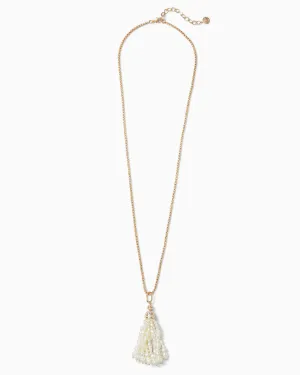 Shimmer Shells Necklace - Coconut
