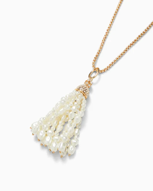 Shimmer Shells Necklace - Coconut