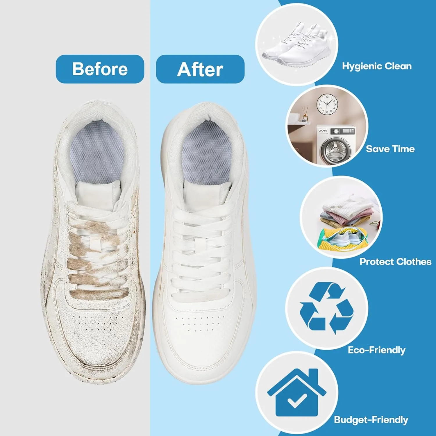 Shoe washing machine bag,15''×7'' 1Pcs shoe laundry bag,1Pcs Mesh Laundry Bag,360° Clean shoe bag for washing machine,YKK Zipper shoe washing bag(1PCS   1PCS Yellow)