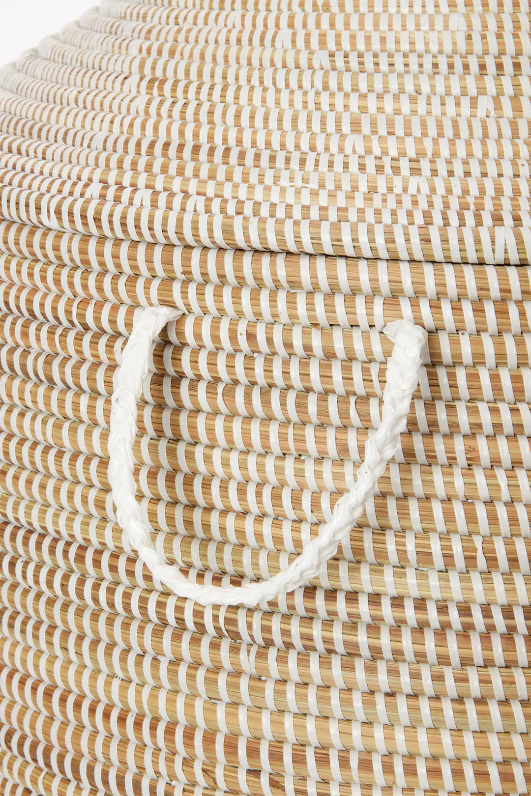 Short Hardy Hamper Basket from Senegal
