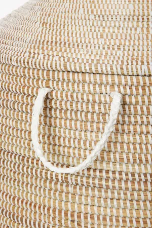 Short Hardy Hamper Basket from Senegal