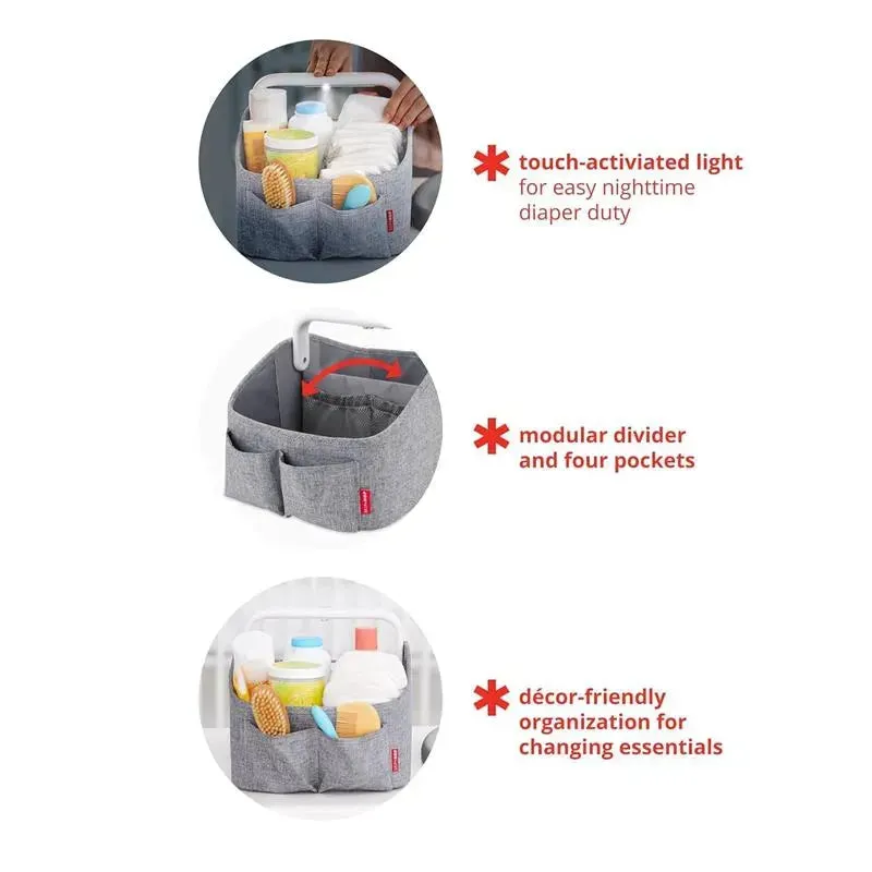 Skip Hop - Carrinho de fraldas com luz estilo berçário, aveia 