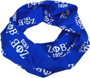 Sorority Paraphernalia Scarf - Lightweight and Comfortable Silk Scarves - 13 in x 56 in Neck Scarf - Sorority Gift Black