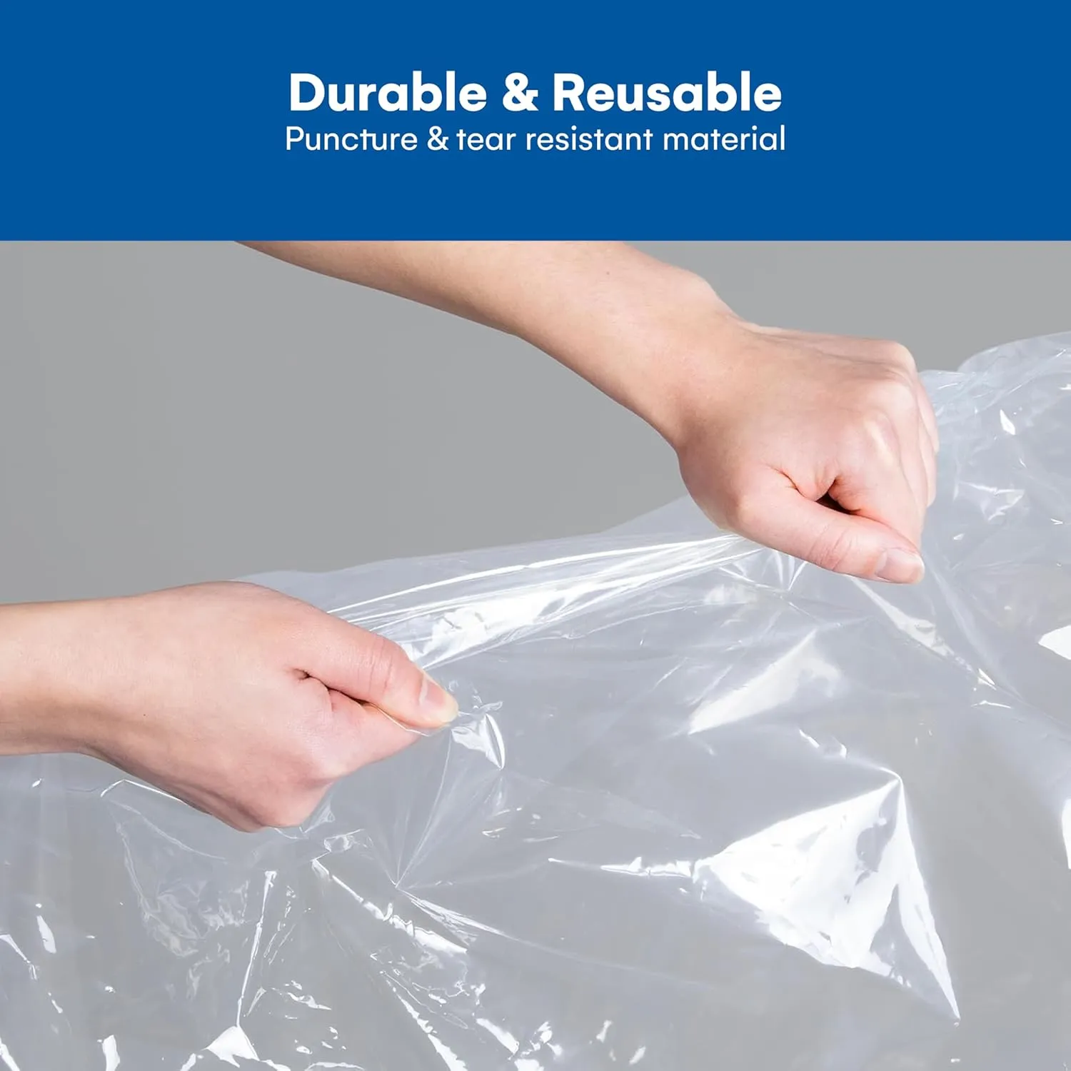 Spacesaver Vacuum Bags for Travel - 6 Small & 6 Large Space Saver Vacuum Storage Bags - Airtight Double-Zip Seal - Plastic - Fits 4 Pillows or 1 Queen Bedding Set per Bag - Clear - Hand Pump Included