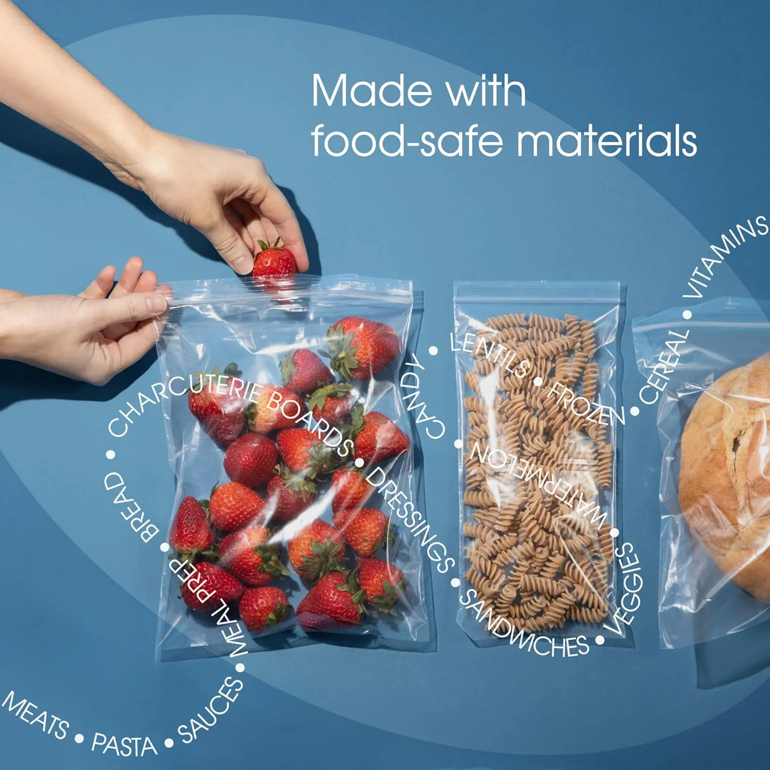 Spartan Industrial - 11” X 14” (100 Count) 2 Mil Clear Reclosable Zip Plastic Poly Bags with Resealable Lock Seal Zipper