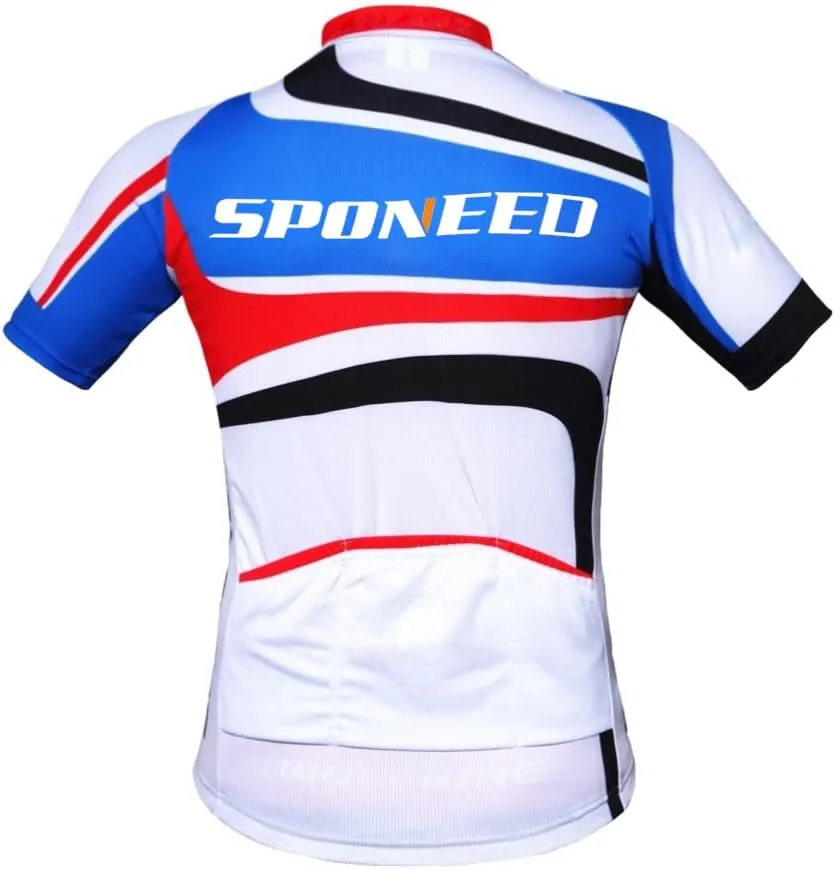 sponeed Cycling Jersey Short Sleeve Suits Men Bike Clothing Road Bicycle Shorts Padded Outfits