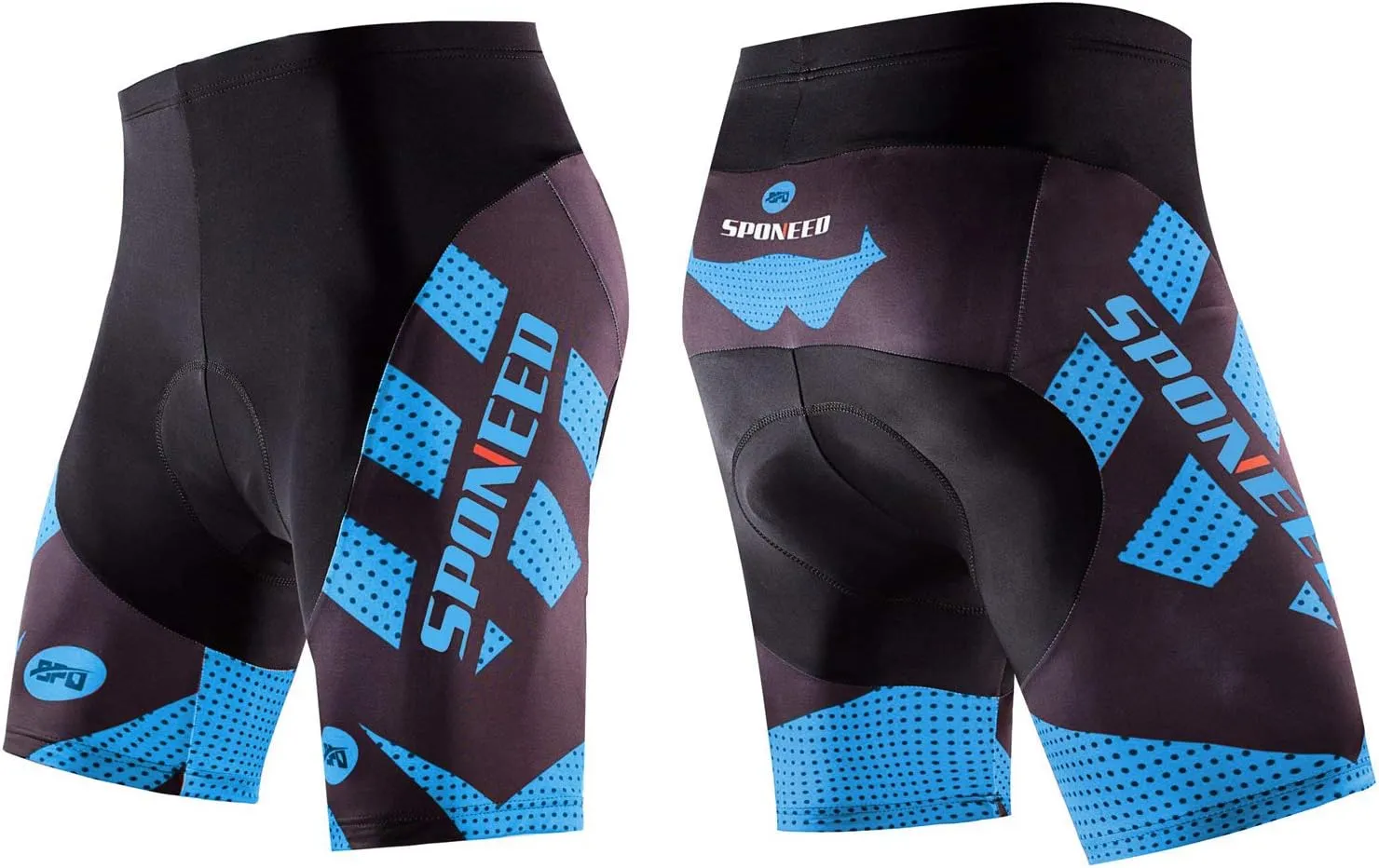 sponeed Men's Cycling Shorts Padded Bicycle Riding Pants Bike Biking Clothes Cycle Wear Tights