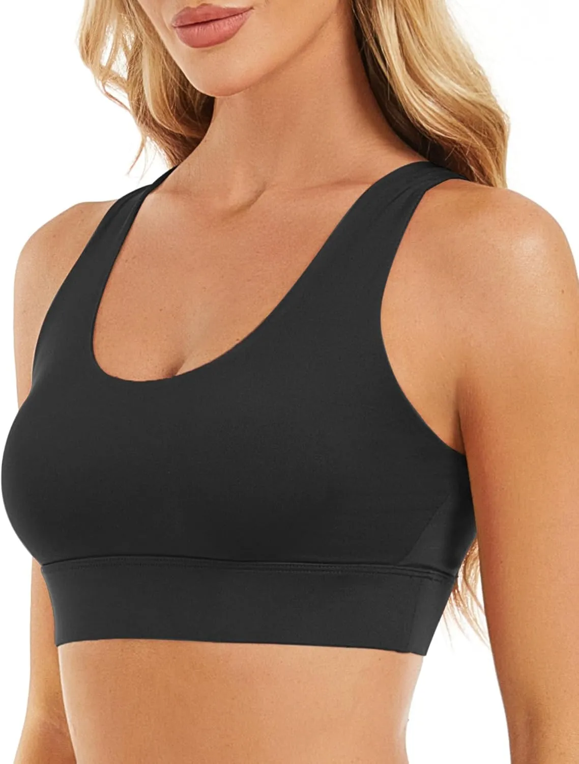 Sports Bras for Women High Impact Sports Bra - Removable Padded Yoga Racerback Bra Workout Crop Tops