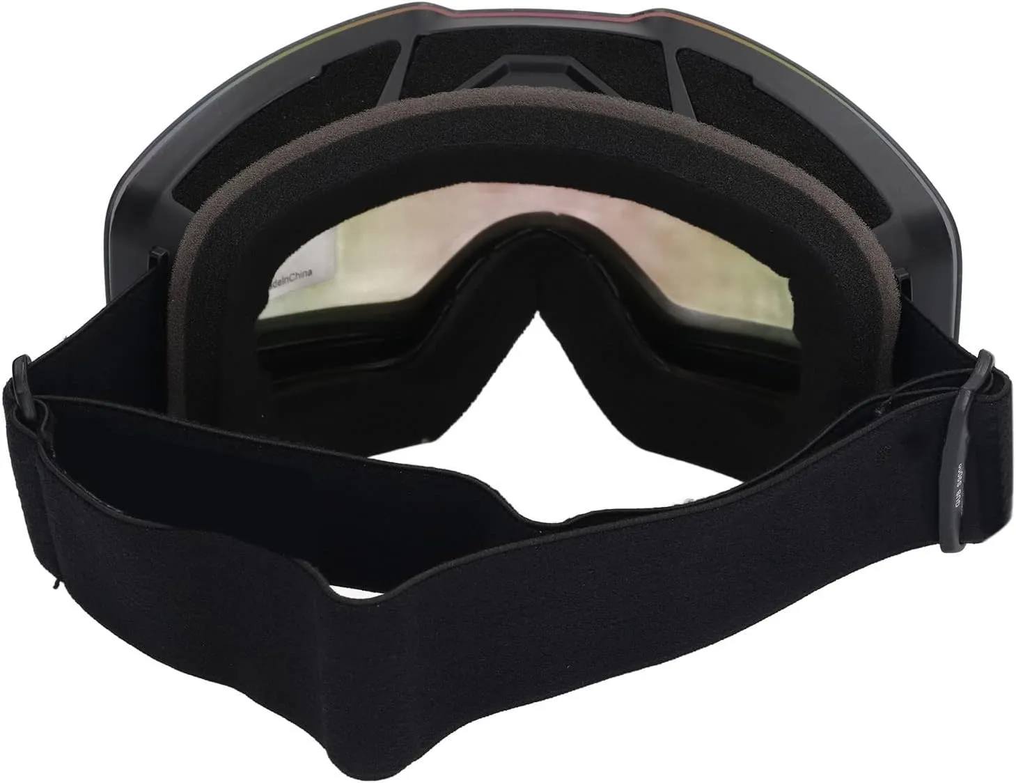 Srliya Ski Goggles Double Layer Anti Fog UV Proof Wide Viewing Impact Resistant Snowboard Goggles