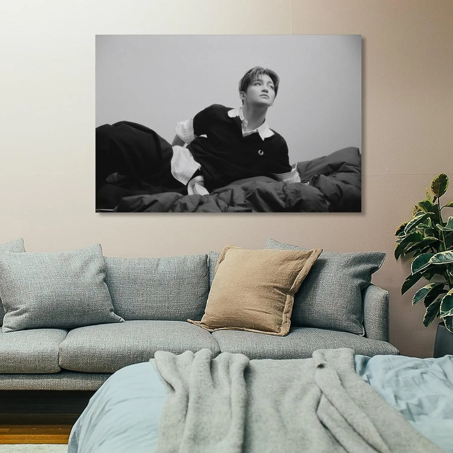 STAR TWS JIHOON The 3rd Mini Album TRY WITH US BOY Ver MERCH ARTIST IDOLS Canvas Poster Bedroom Decor Sports Landscape Office Room Decor Poster Gift 20x30inch(50x75cm)