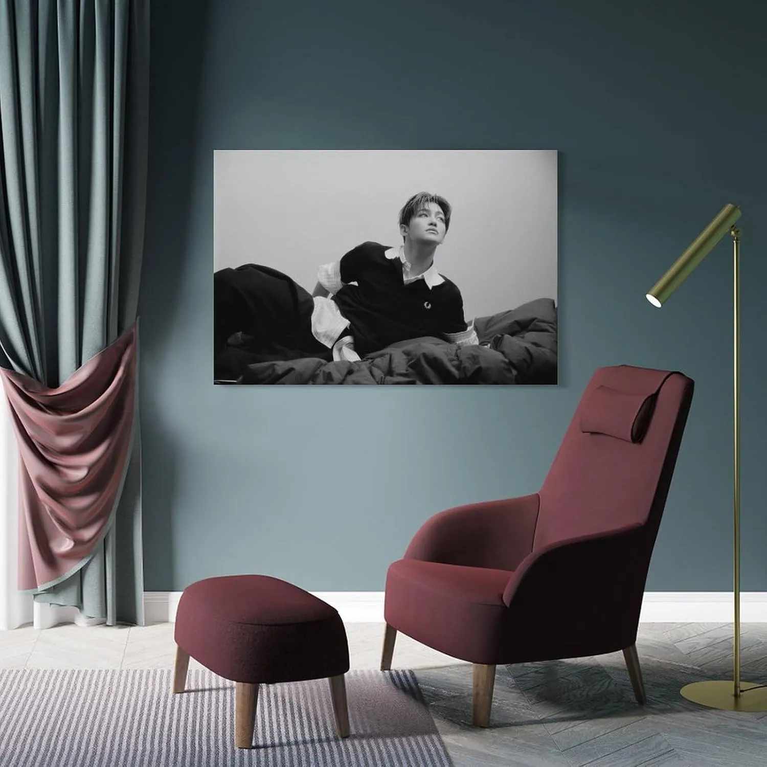 STAR TWS JIHOON The 3rd Mini Album TRY WITH US BOY Ver MERCH ARTIST IDOLS Canvas Poster Bedroom Decor Sports Landscape Office Room Decor Poster Gift 20x30inch(50x75cm)