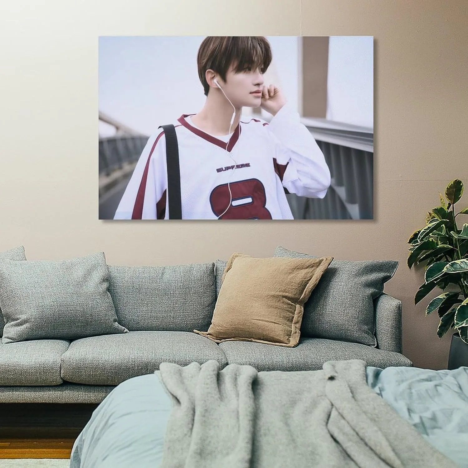 STAR TWS JIHOON The 3rd Mini Album TRY WITH US Try Ver COOL ARTIST IDOLS Canvas Poster Bedroom Decor Sports Landscape Office Room Decor Poster Gift 20x30inch(50x75cm)
